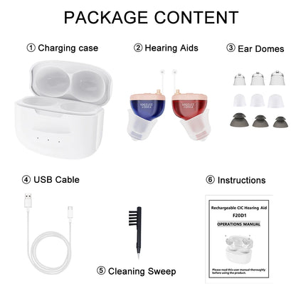 Heasouls™️ SereneSilence Invisible Hearing Aids (Pair of 2)