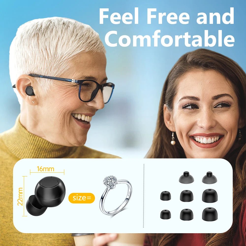 HeaSouls Mini Rechargeable 16 - Channel Digital Hearing Aid - HeaSouls